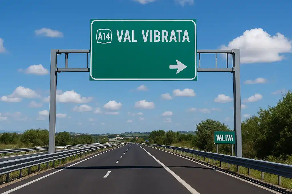 autostrada A14 uscita val vibrata, abruzzo, martinsicuro